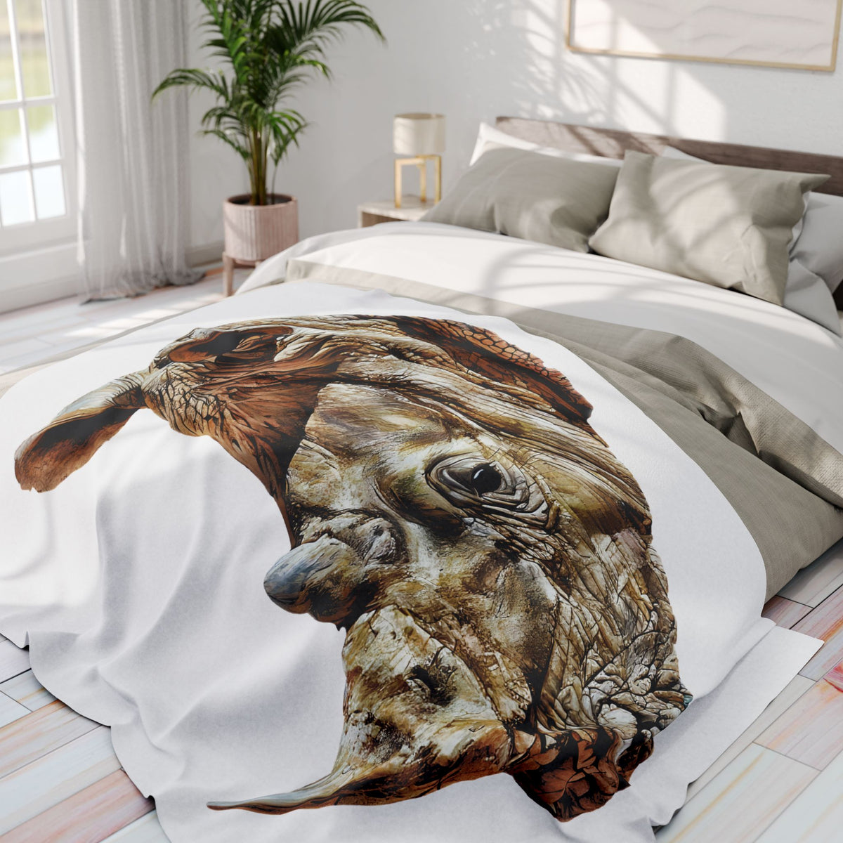 Rhino Cosy Arctic Fleece Blanket