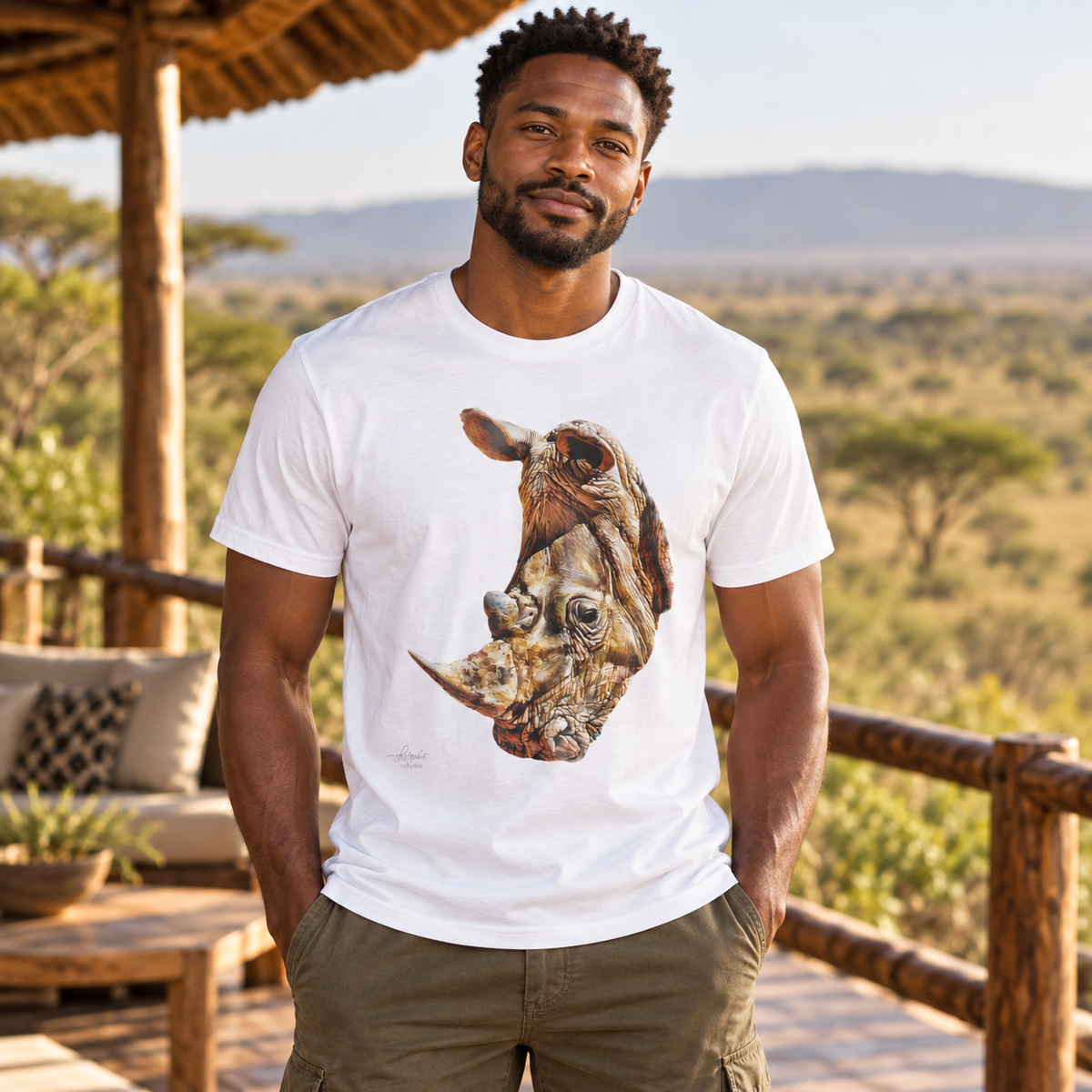 Rhino Unisex Cotton T-Shirt