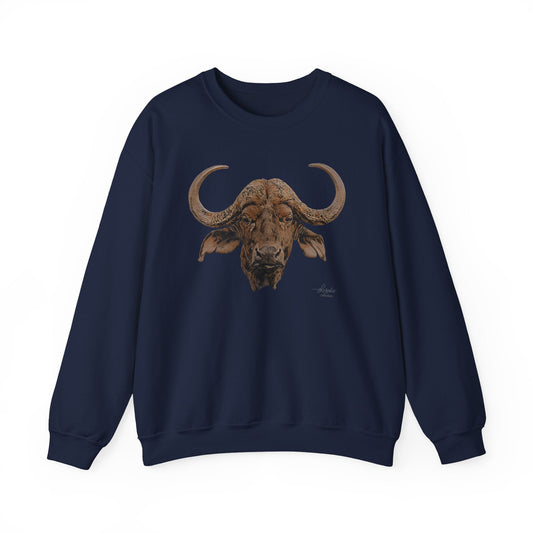 Cape Buffalo Unisex Heavy Sweatshirt - HD Printing