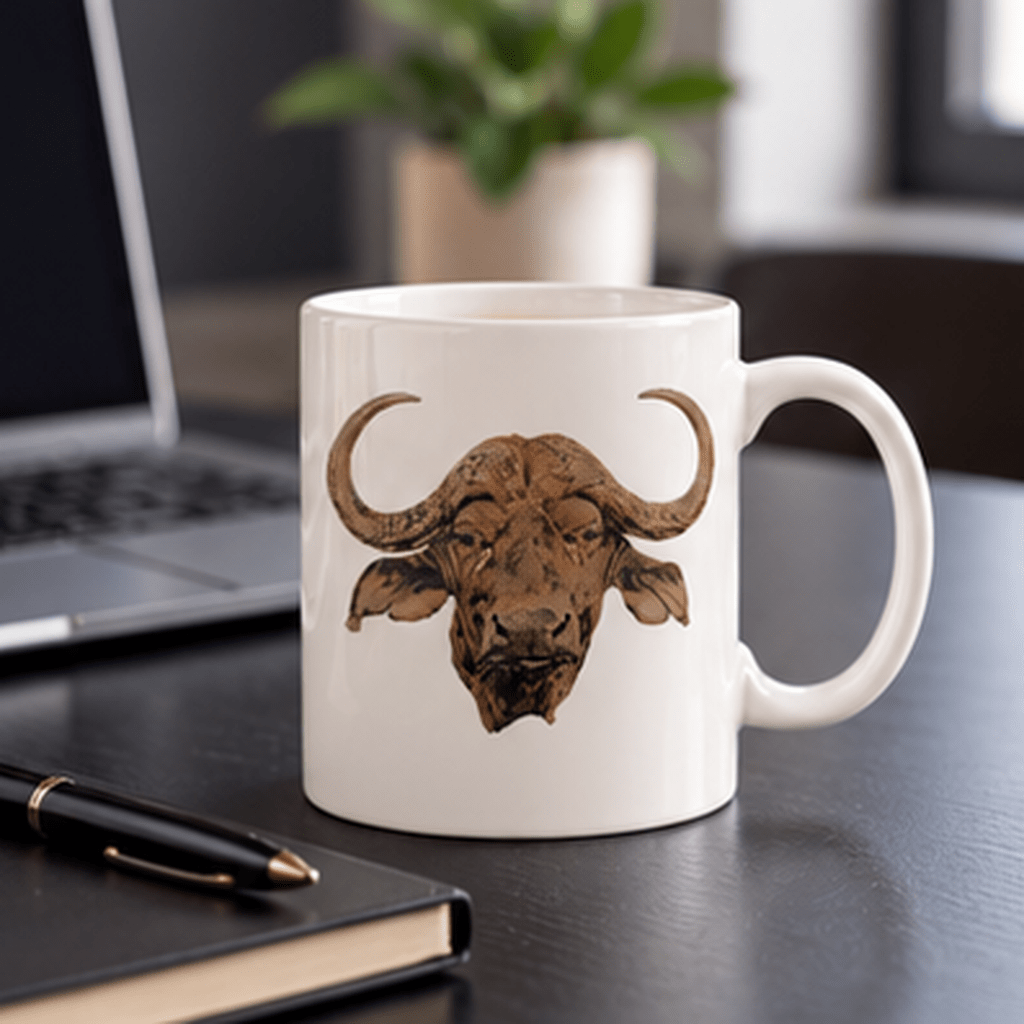 Colour Buffalo White Ceramic 11oz Mug - HD Printing