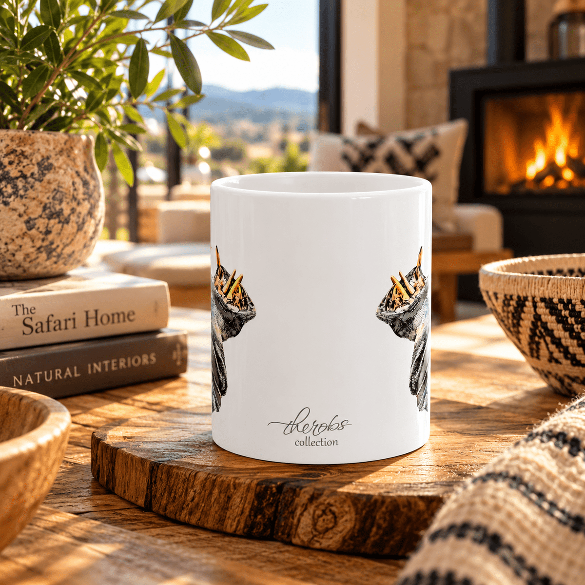 Hippo White Ceramic 11oz Mug - HD Printing