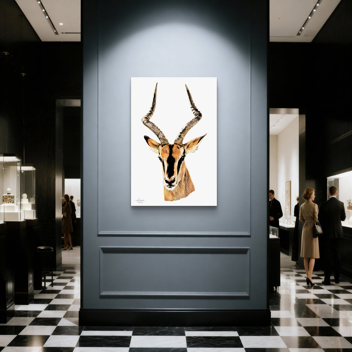 Impala Fine Art Giclée Matte Poster - HD Printing