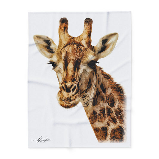 Giraffe Cosy Arctic Fleece Blanket