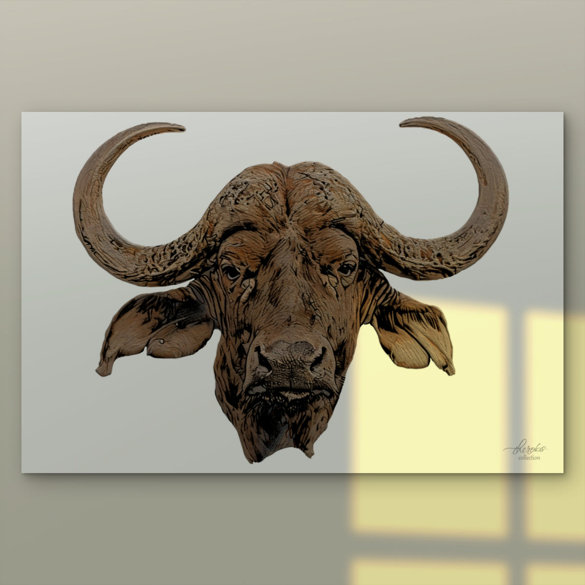 Cape Buffalo Fine Art Giclée Matte Poster - HD Printing