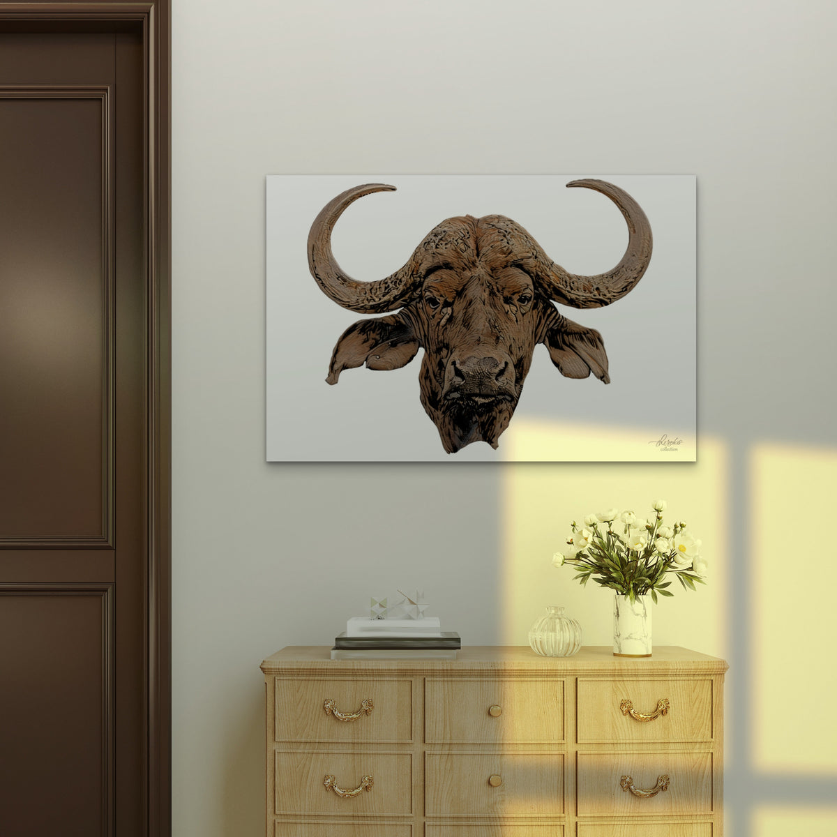 Cape Buffalo Fine Art Giclée Matte Poster - HD Printing