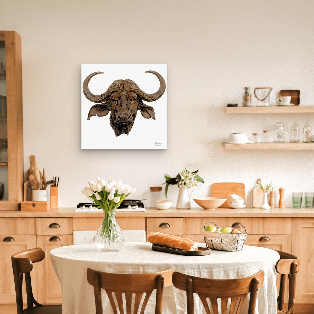 Cape Buffalo Fine Art Giclée Matte Poster - HD Printing
