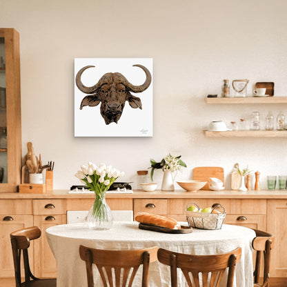 Cape Buffalo Fine Art Giclée Matte Poster - HD Printing