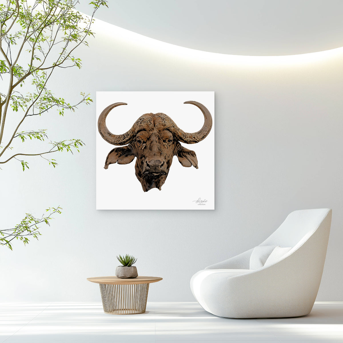 Cape Buffalo Fine Art Giclée Matte Poster - HD Printing