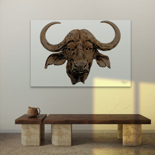Cape Buffalo Fine Art Giclée Matte Poster - HD Printing