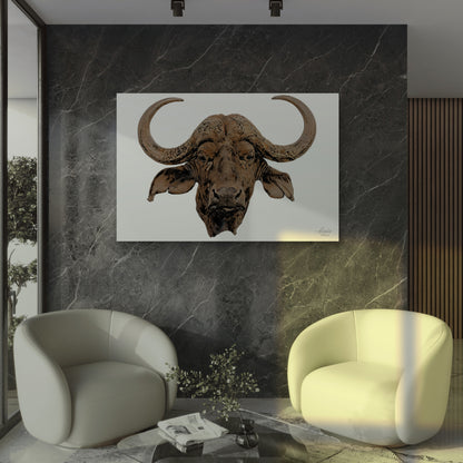 Cape Buffalo Fine Art Giclée Matte Poster - HD Printing