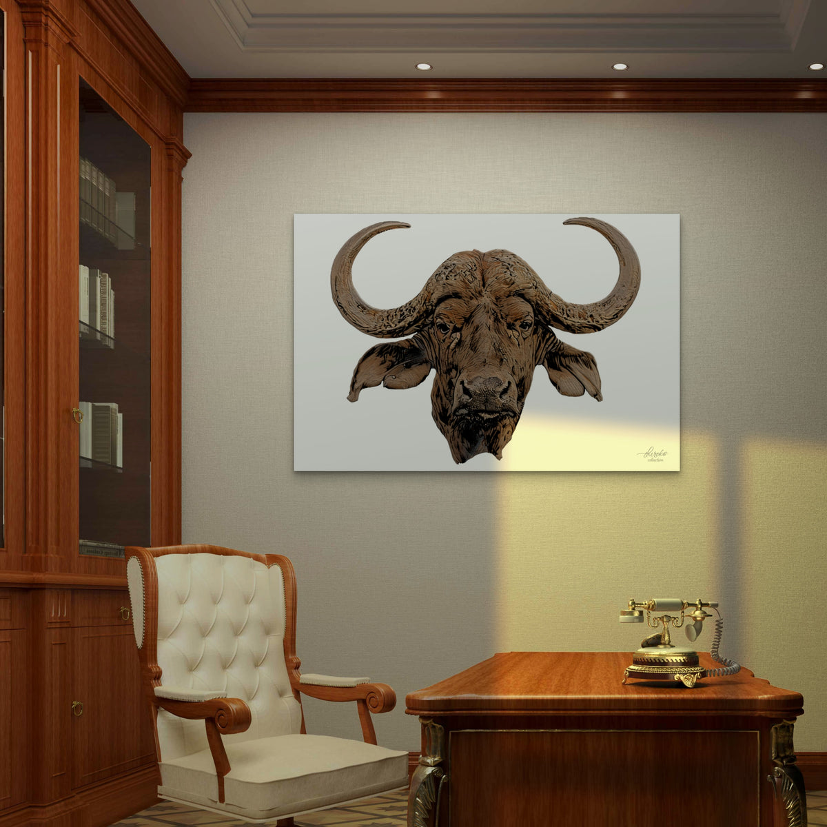 Cape Buffalo Fine Art Giclée Matte Poster - HD Printing