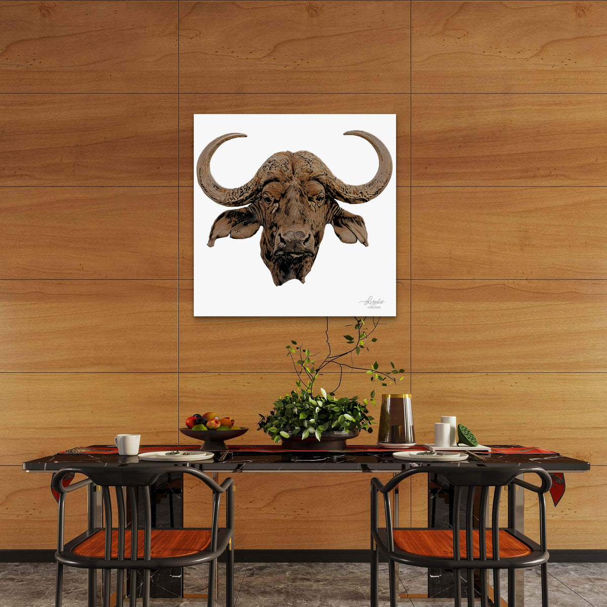 Cape Buffalo Fine Art Giclée Matte Poster - HD Printing