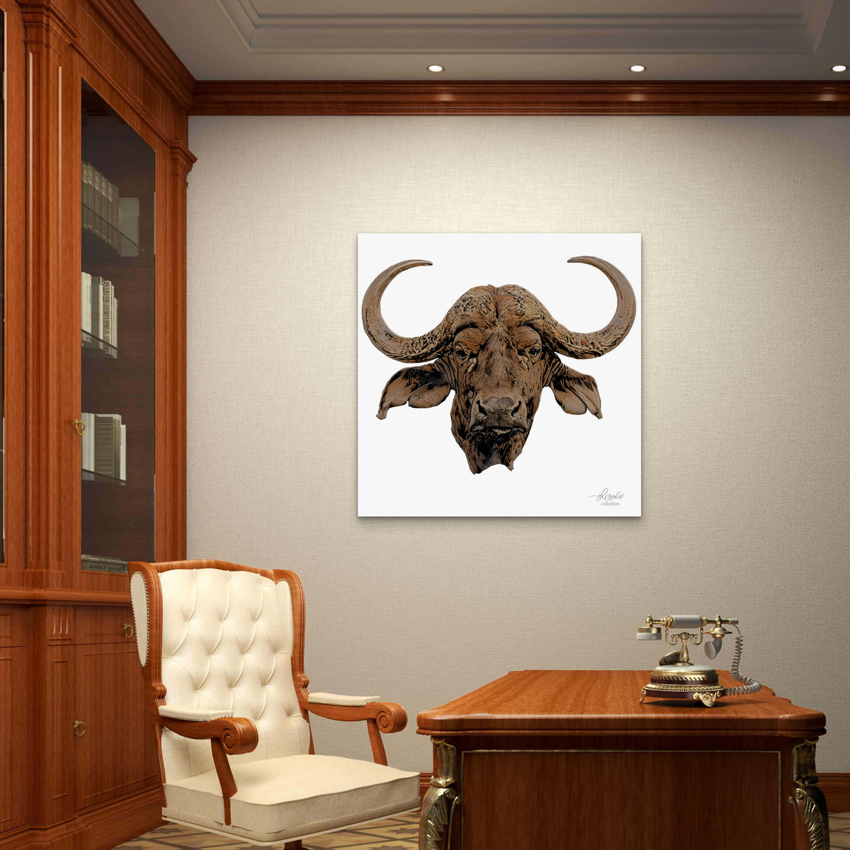 Cape Buffalo Fine Art Giclée Matte Poster - HD Printing