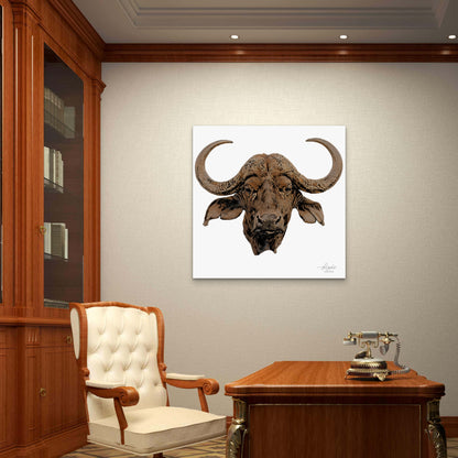 Cape Buffalo Fine Art Giclée Matte Poster - HD Printing