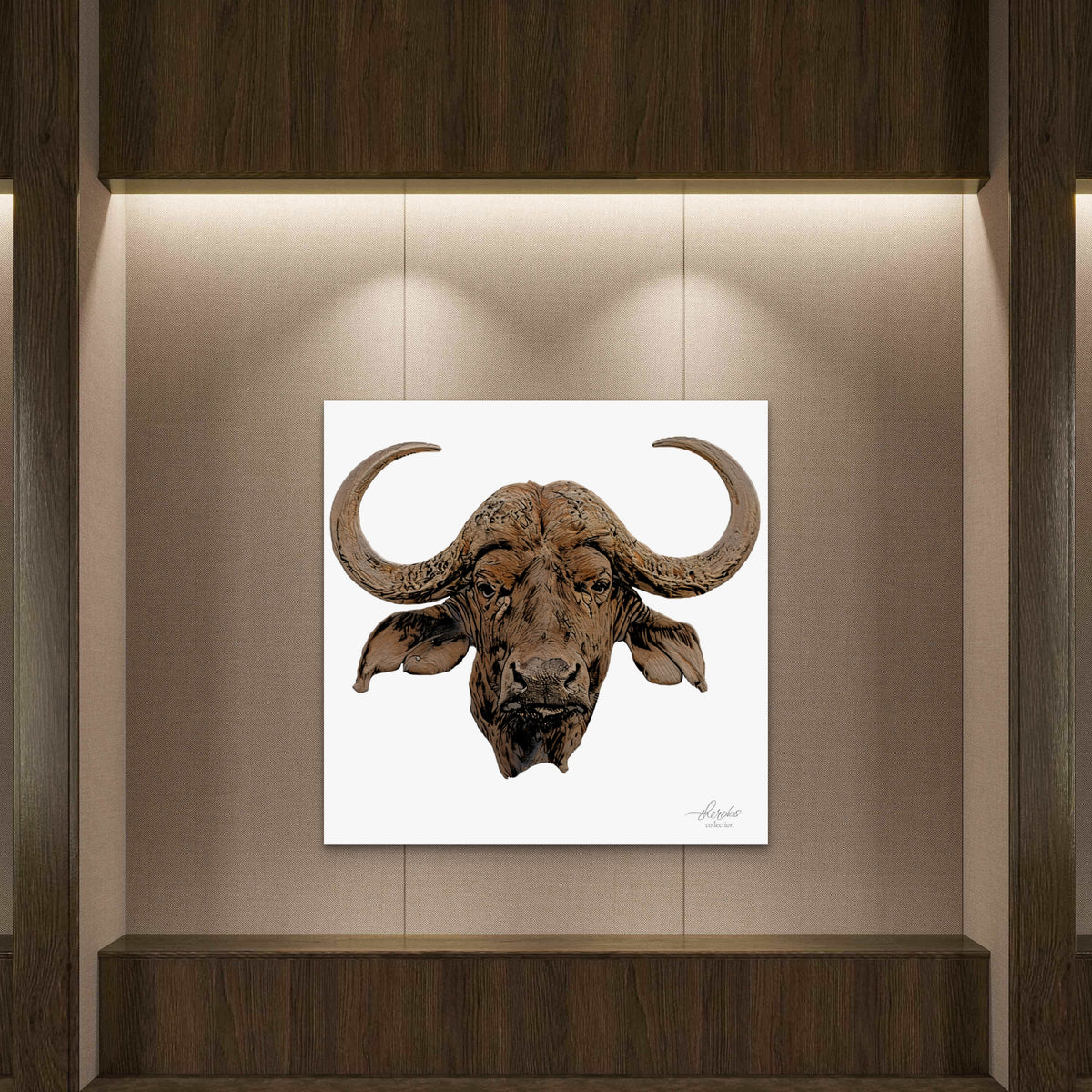 Cape Buffalo Fine Art Giclée Matte Poster - HD Printing
