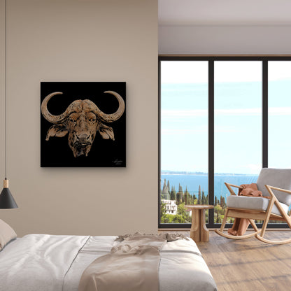 Buffalo Fine Art Giclée Matte Black Poster
