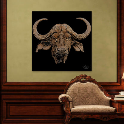Buffalo Fine Art Giclée Matte Black Poster