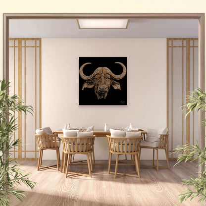 Buffalo Fine Art Giclée Matte Black Poster