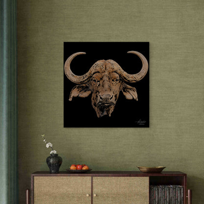 Buffalo Fine Art Giclée Matte Black Poster