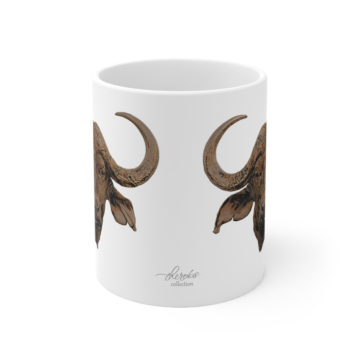 Colour Buffalo White Ceramic 11oz Mug