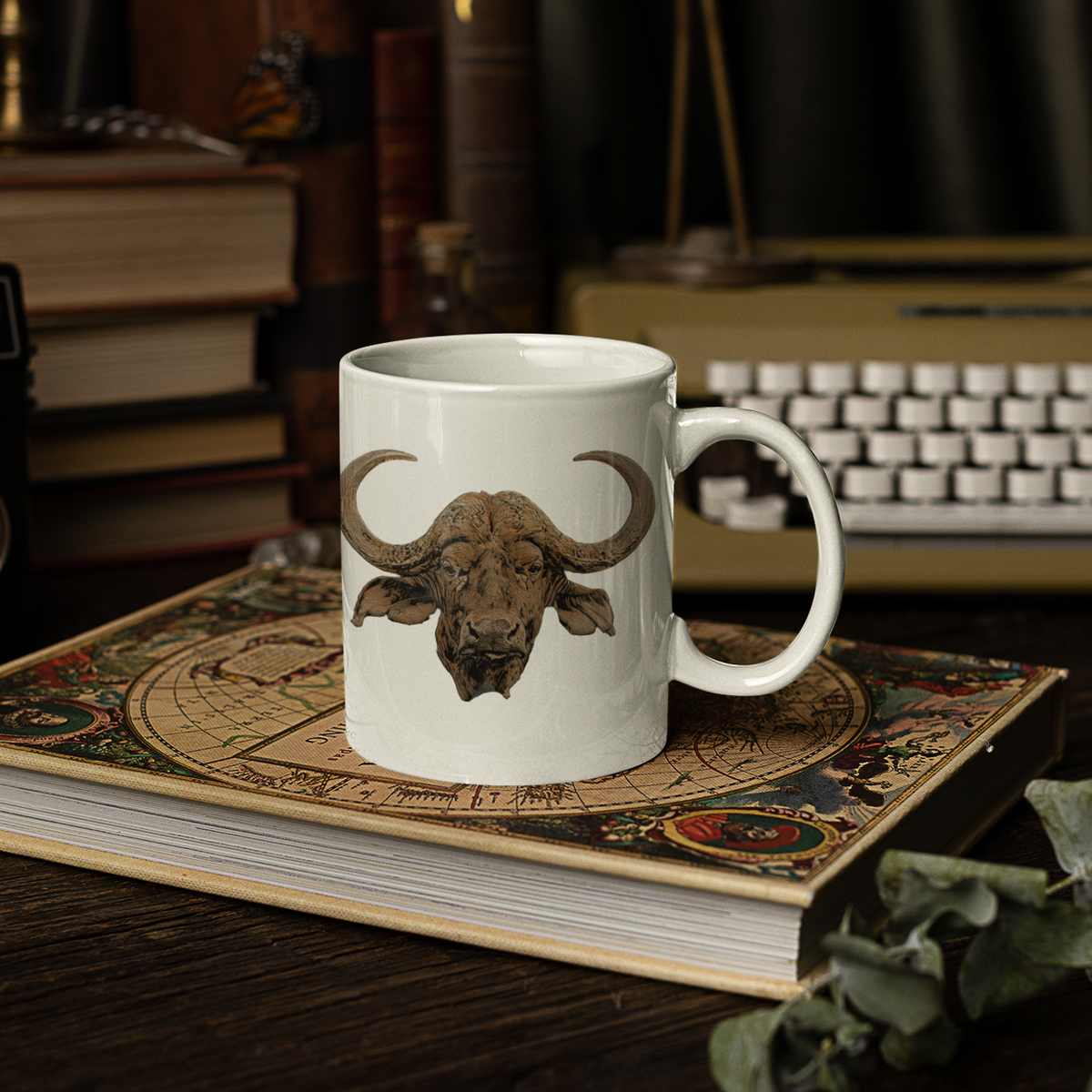 Colour Buffalo White Ceramic 11oz Mug