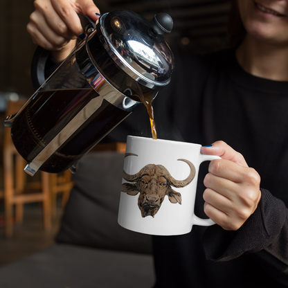 Colour Buffalo White Ceramic 11oz Mug