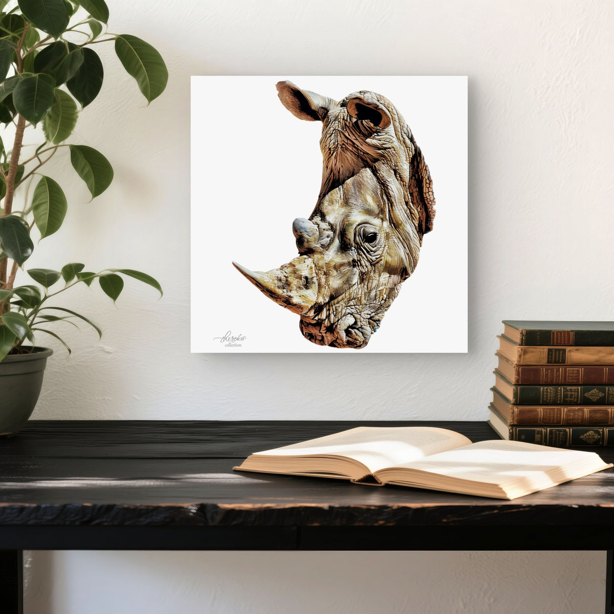 Rhino Fine Art Giclée Matte Poster - HD Printing