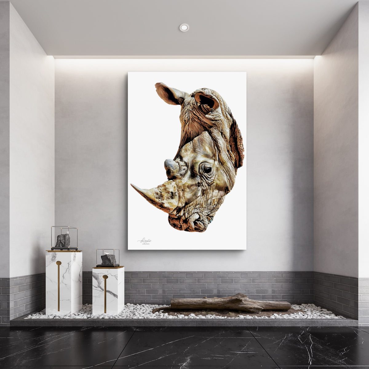 Rhino Fine Art Giclée Matte Poster - HD Printing