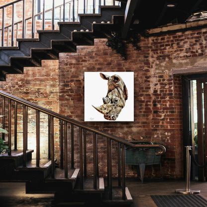 Rhino Fine Art Giclée Matte Poster - HD Printing