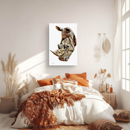 Rhino Fine Art Giclée Matte Poster - HD Printing