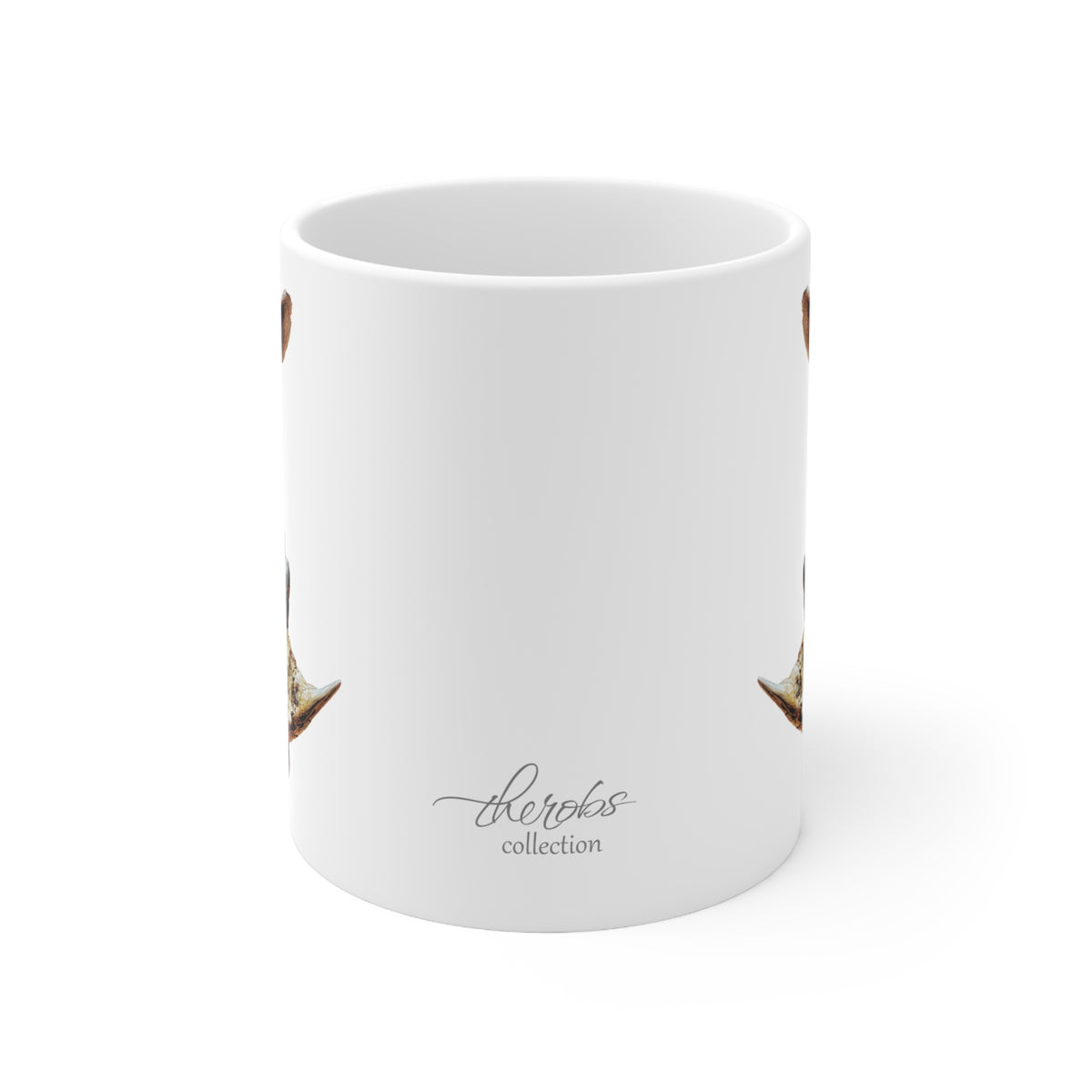 Rhino White Ceramic 11oz Mug