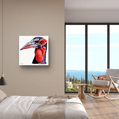 African Hornbill Fine Art Giclée Matte Poster
