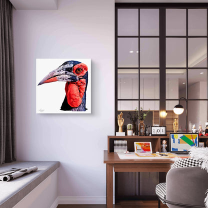 African Hornbill Fine Art Giclée Matte Poster