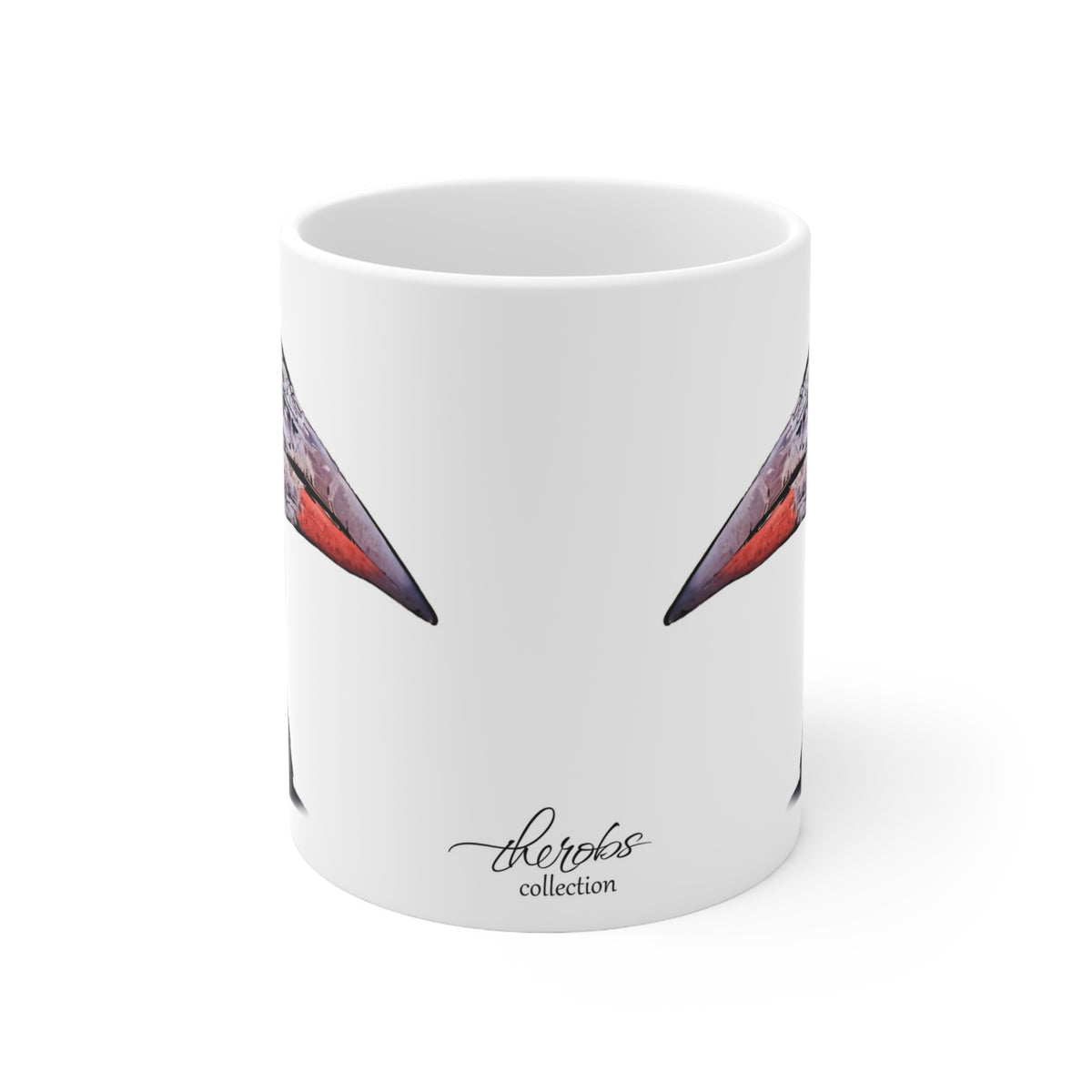African Hornbill White Ceramic 11oz Mug