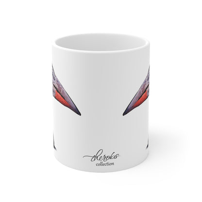 African Hornbill White Ceramic 11oz Mug