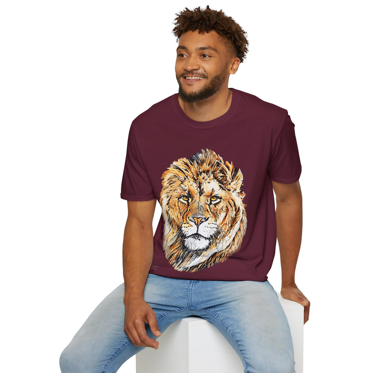 Lion Cotton Unisex T-Shirt