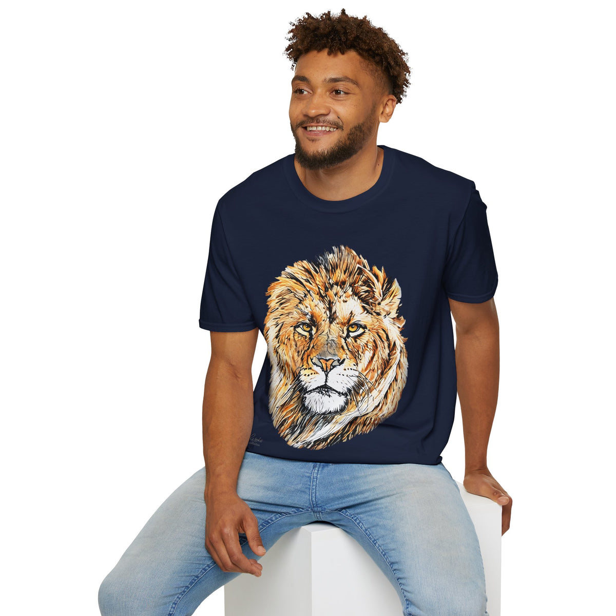 Lion Cotton Unisex T-Shirt