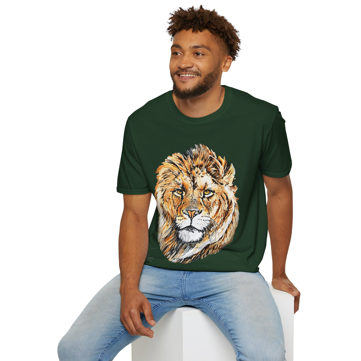 Lion Cotton Unisex T-Shirt