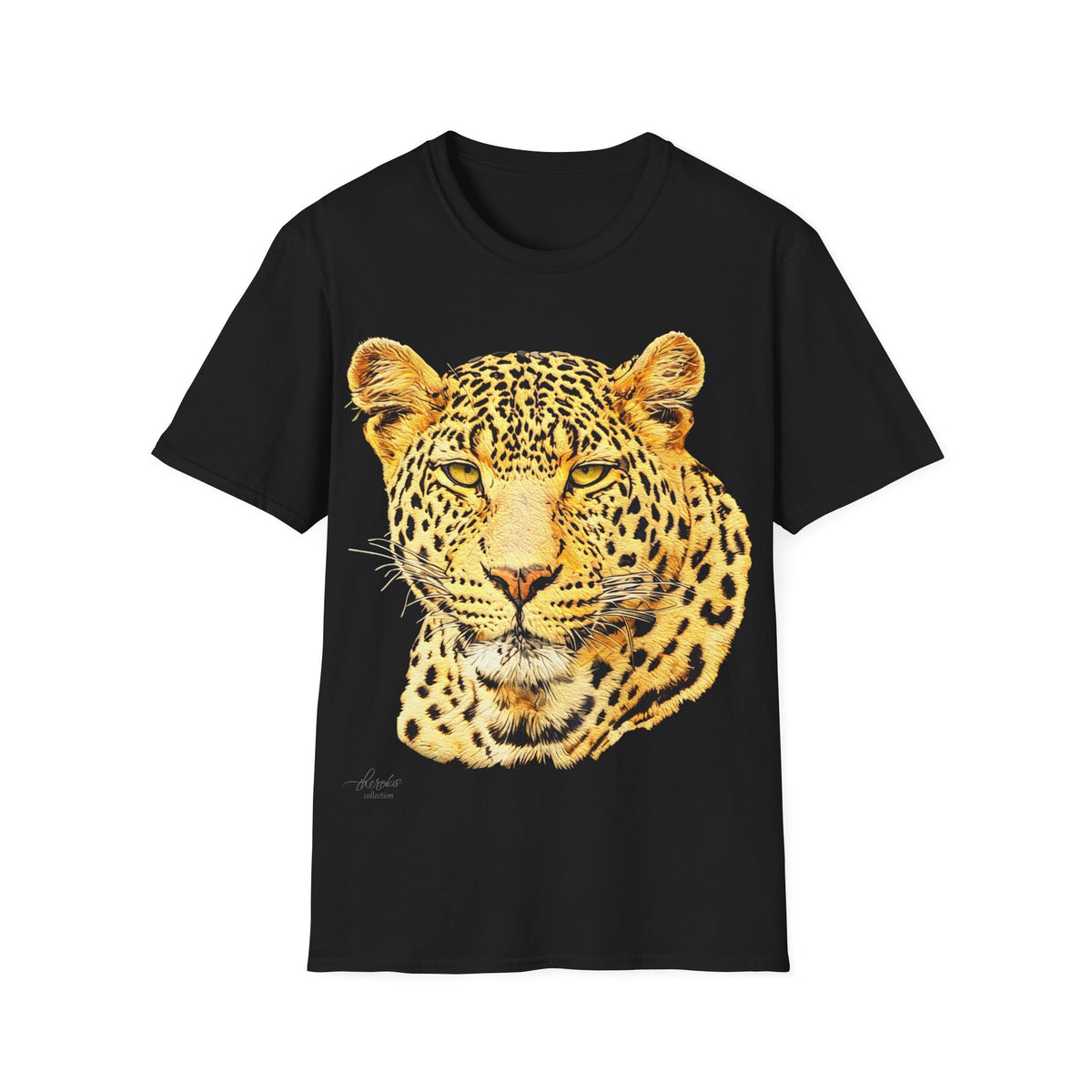 Leopard Unisex Cotton T-Shirt