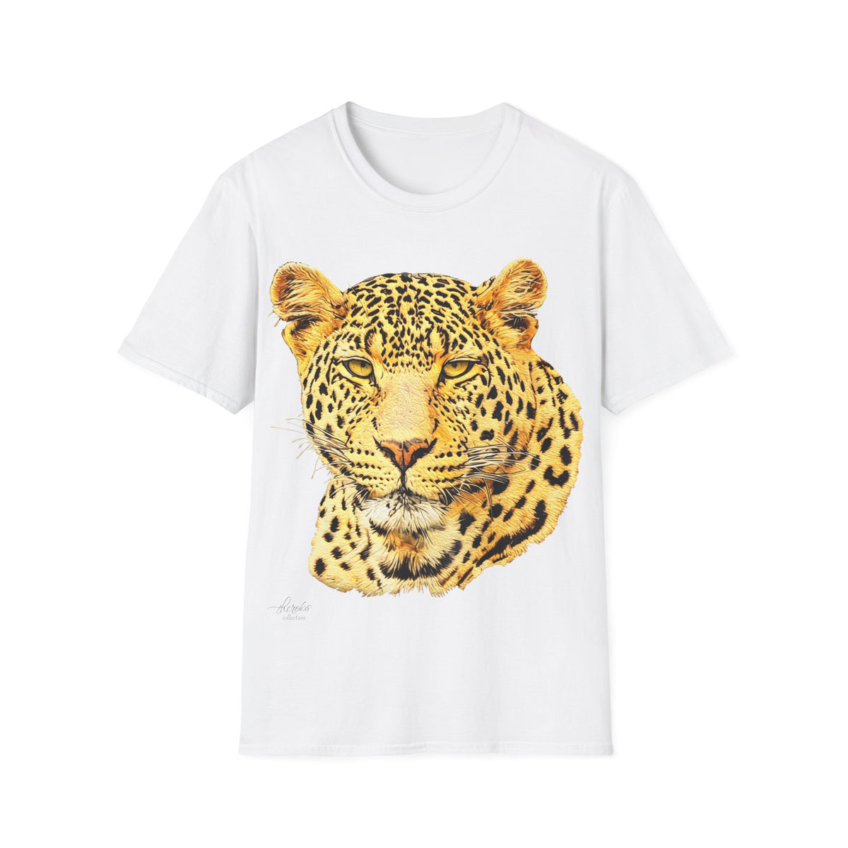 Leopard Unisex Cotton T-Shirt