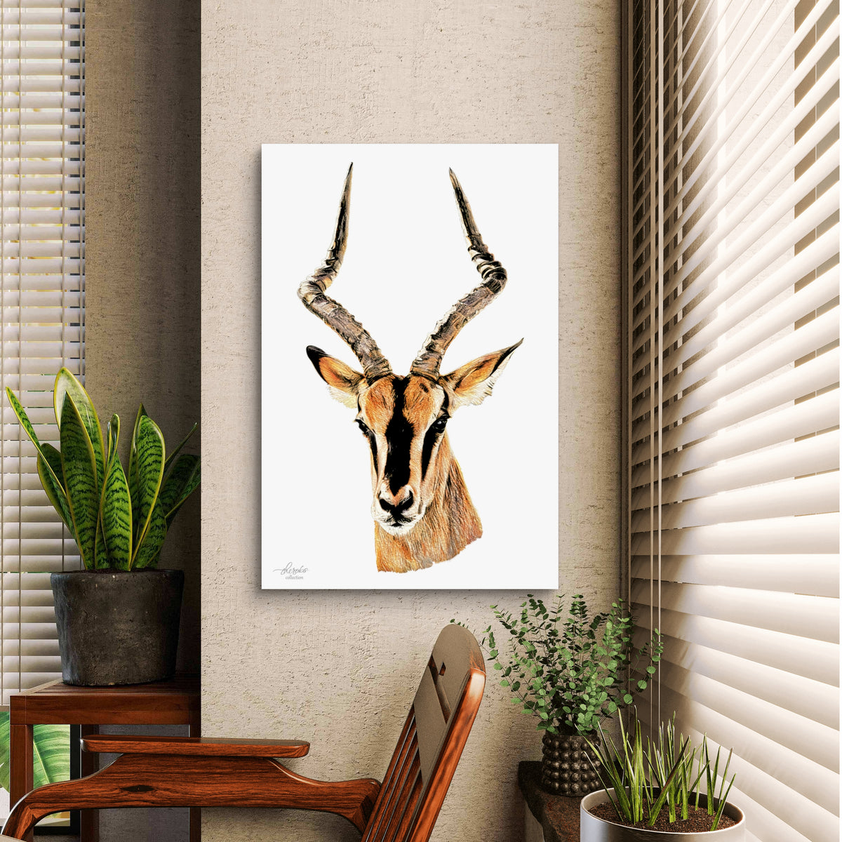 Impala Fine Art Giclée Matte Poster