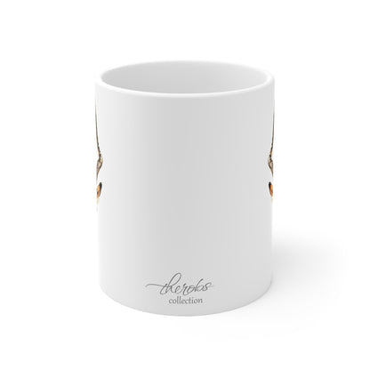 Impala White Ceramic 11oz Mug