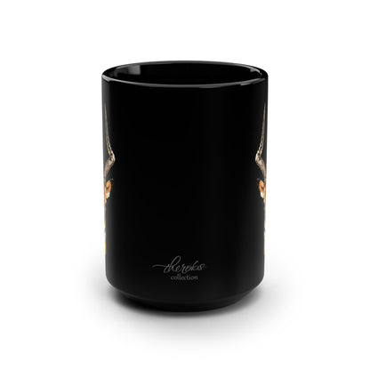 Impala 15oz Large Black Ceramic Mug