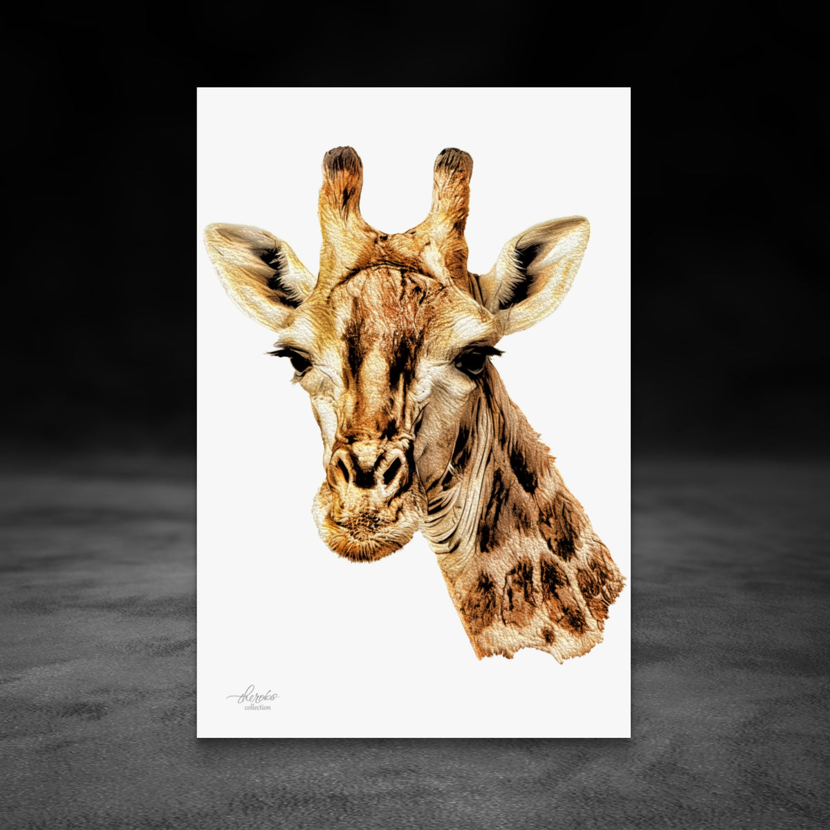Giraffe Fine Art Giclée Matte Poster