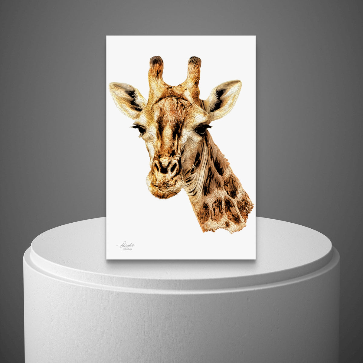 Giraffe Fine Art Giclée Matte Poster
