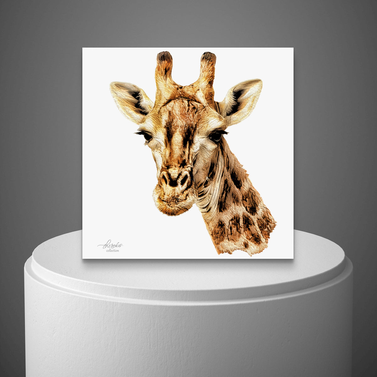 Giraffe Fine Art Giclée Matte Poster