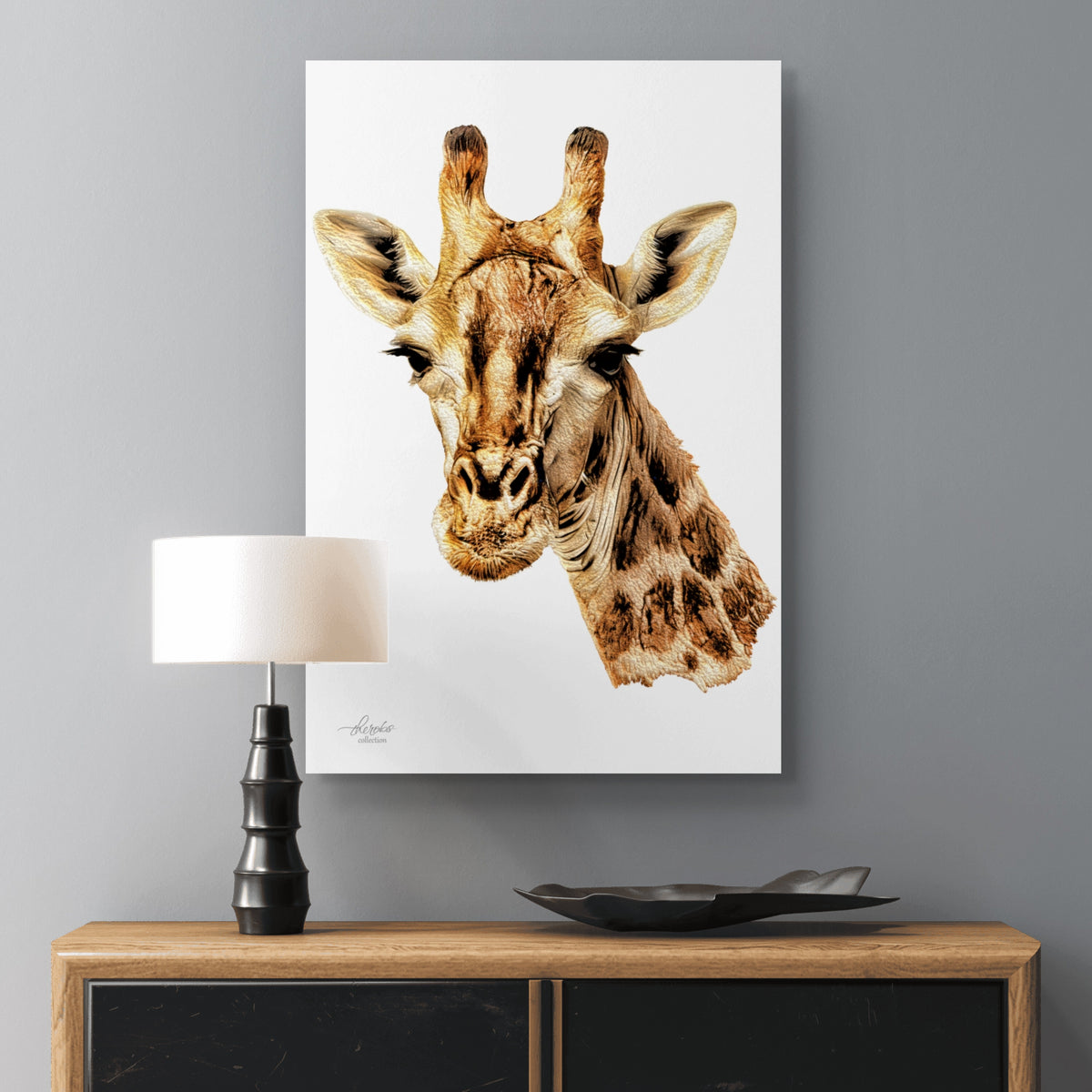Giraffe Fine Art Giclée Matte Poster