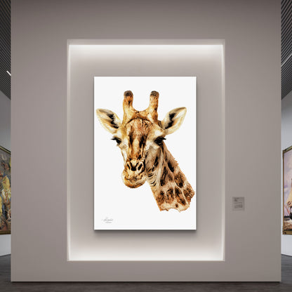 Giraffe Fine Art Giclée Matte Poster