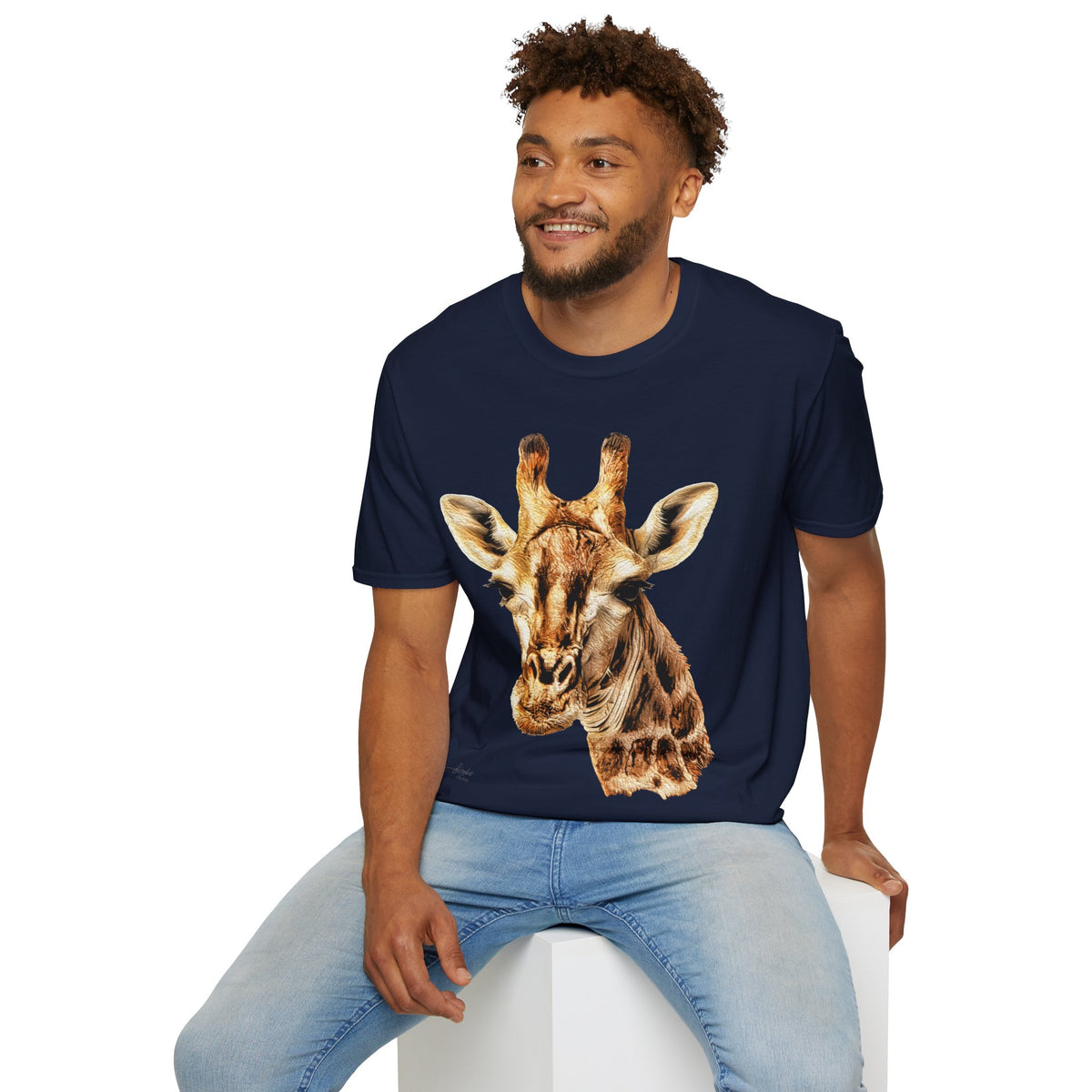 Giraffe Unisex Cotton T-Shirt