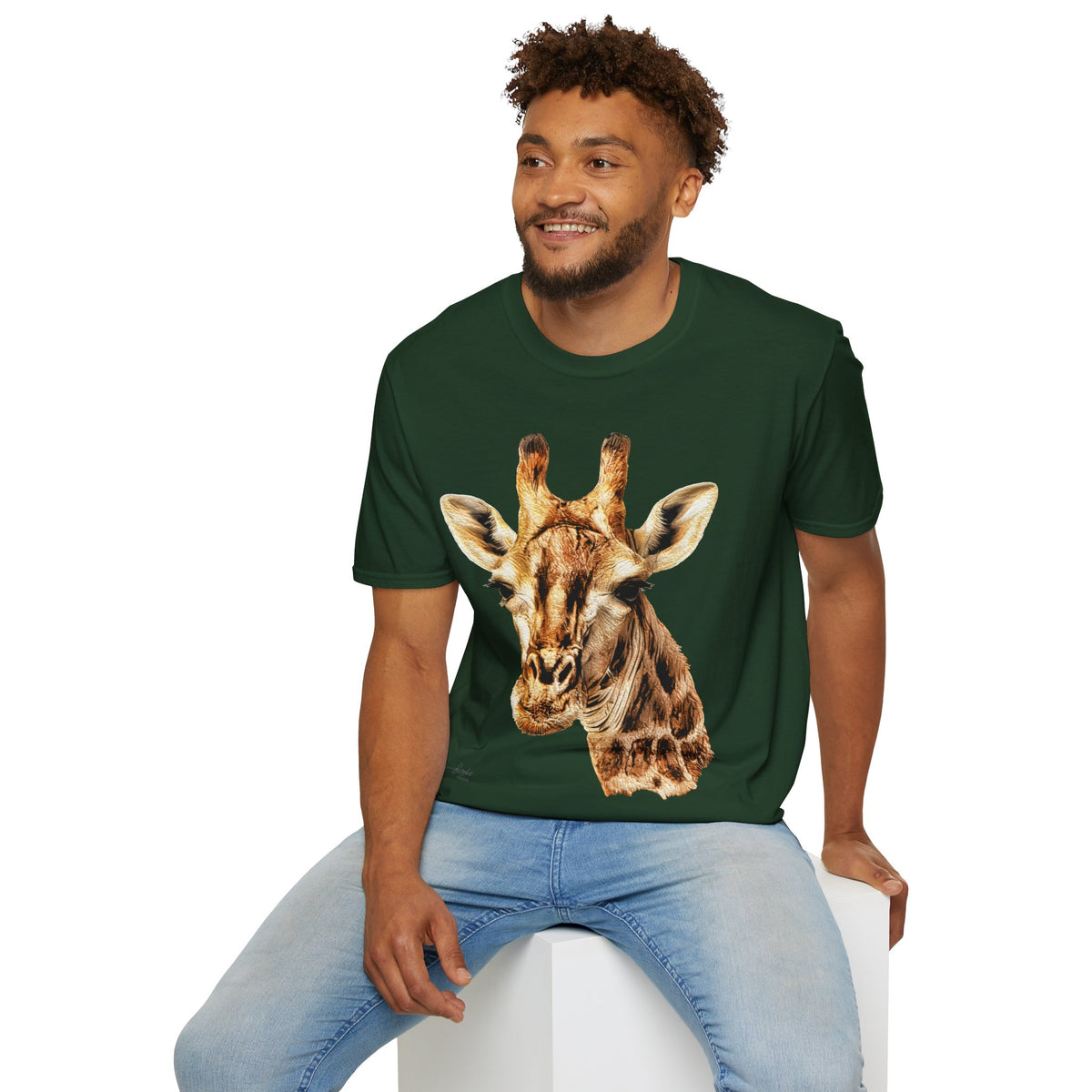 Giraffe Unisex Cotton T-Shirt